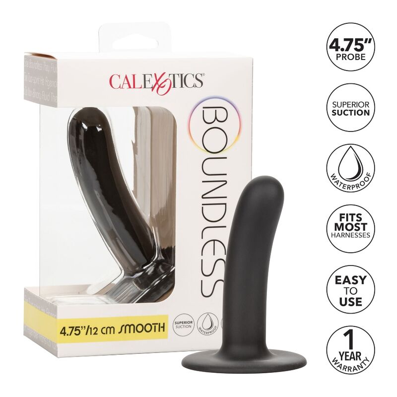 CALEXOTICS - BOUNDLESS DILDO 12 CM GURT KOMPATIBEL GLATT – Bild 2