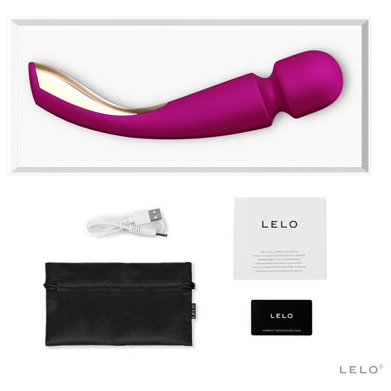 LELO - SMART WAND MEDIUM 2 DEEP ROSE MASSAGER – Bild 5