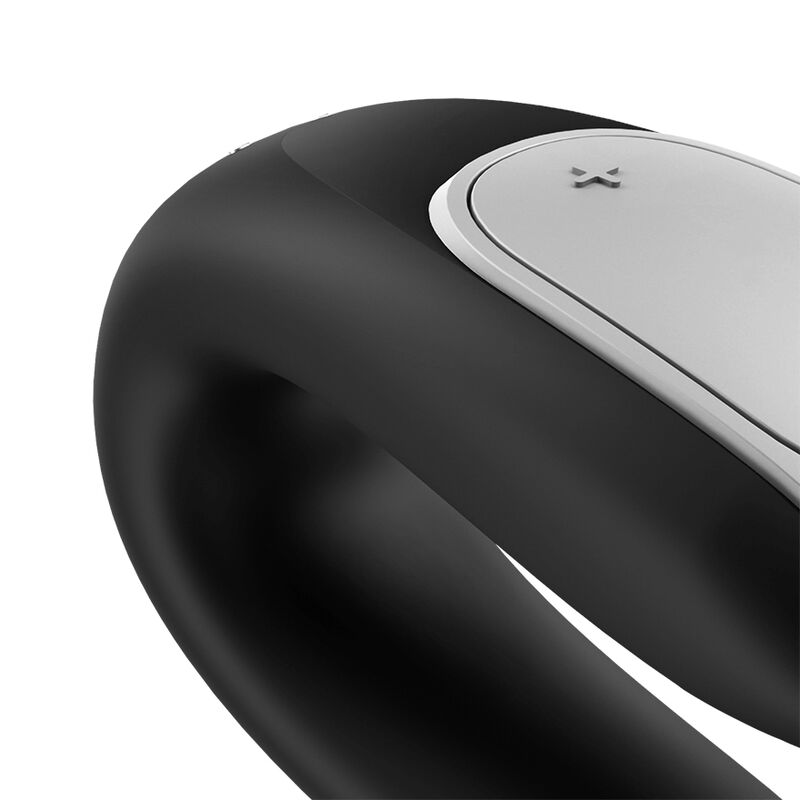 SATISFYER - DOUBLE FUN PARTNER VIBRATOR SCHWARZ – Bild 4