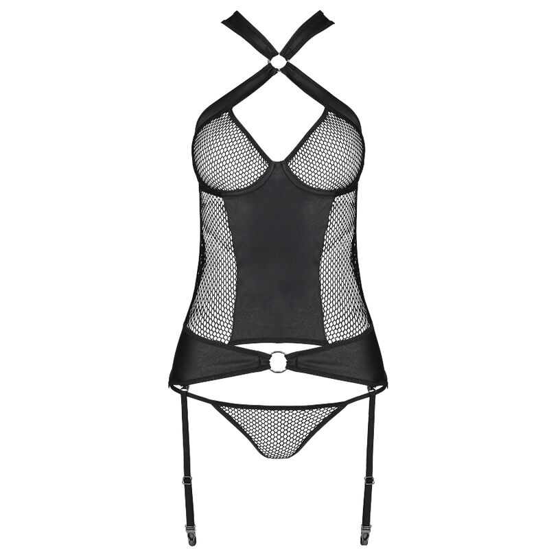 PASSION - AMANDA CORSET CUERO ECOLOGICO L/XL – Bild 4