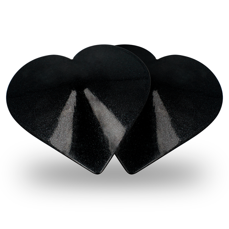 COQUETTE CHIC DESIRE - NIPPELABDECKUNGEN MIT SCHWARZEN HERZEN – Bild 4