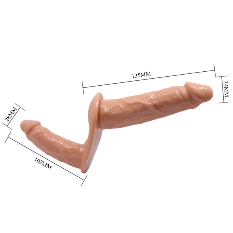 BAILE - ULTRA LEIDENSCHAFTLICHER DOPPELTE DILDOS MIT GESCHIRR – Bild 3