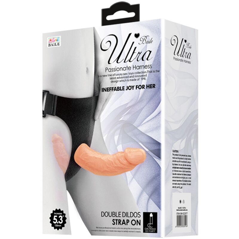 BAILE - ULTRA LEIDENSCHAFTLICHER DOPPELTE DILDOS MIT GESCHIRR – Bild 4