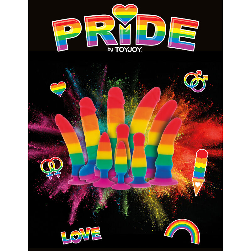 PRIDE - LGBT FLAG DILDO 19 CM – Bild 3