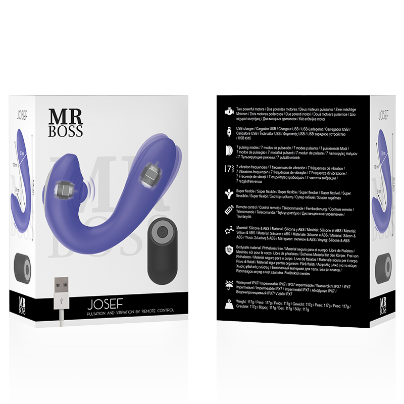 MR BOSS - JOSEF PULSATIONS- VIBRATIONSFERNBEDIENUNG FÜR PAARE – Bild 2