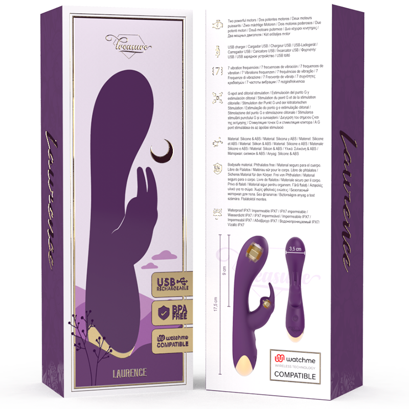 TREASURE - LAURENCE RABBIT-VIBRATOR + WATCHME-FERNBEDIENUNG – Bild 3