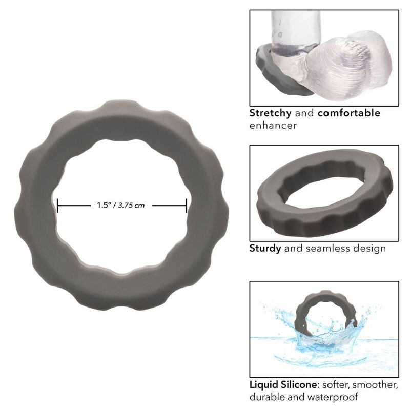 CALEXOTICS - ALPHA ERECT RING GRAU – Bild 3
