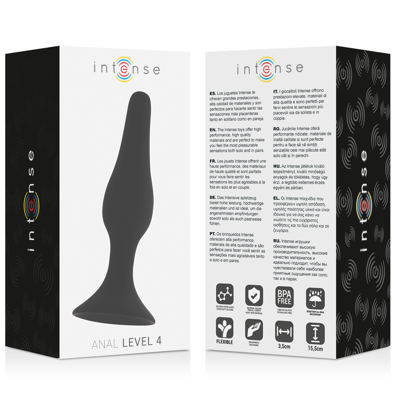 INTENSE - ANAL STUFE 4 15,5 CM SCHWARZ – Bild 4