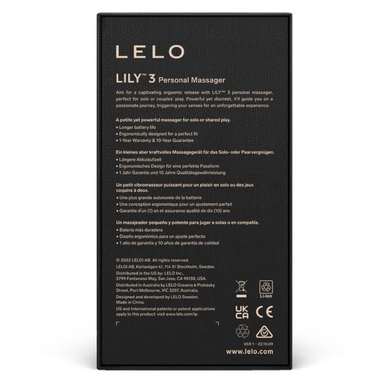 LELO - LILY 3 MASAJEADOR PERSONAL - VERDE AGUA – Bild 4