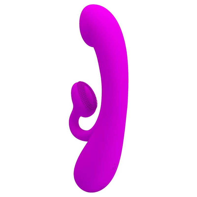 PRETTY LOVE - SINCERE SILIKON-KLITORALVIBRATOR UND SAUGER LILA – Bild 3