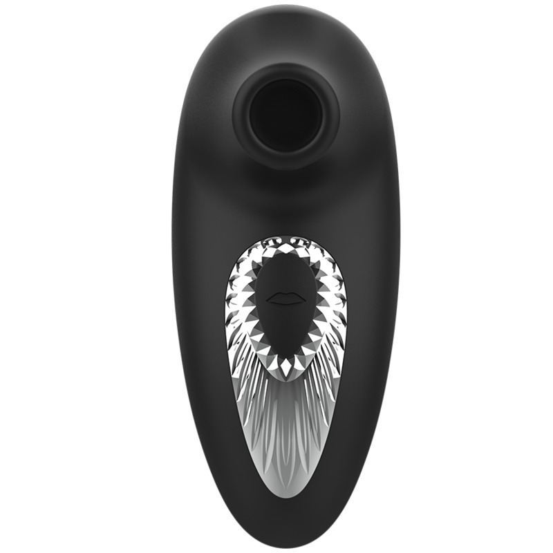 BLACKSILVER - DRAKE DELUXE SUCKING VIBE WIEDERAUFLADBARES SILIKON SCHWARZ – Bild 2