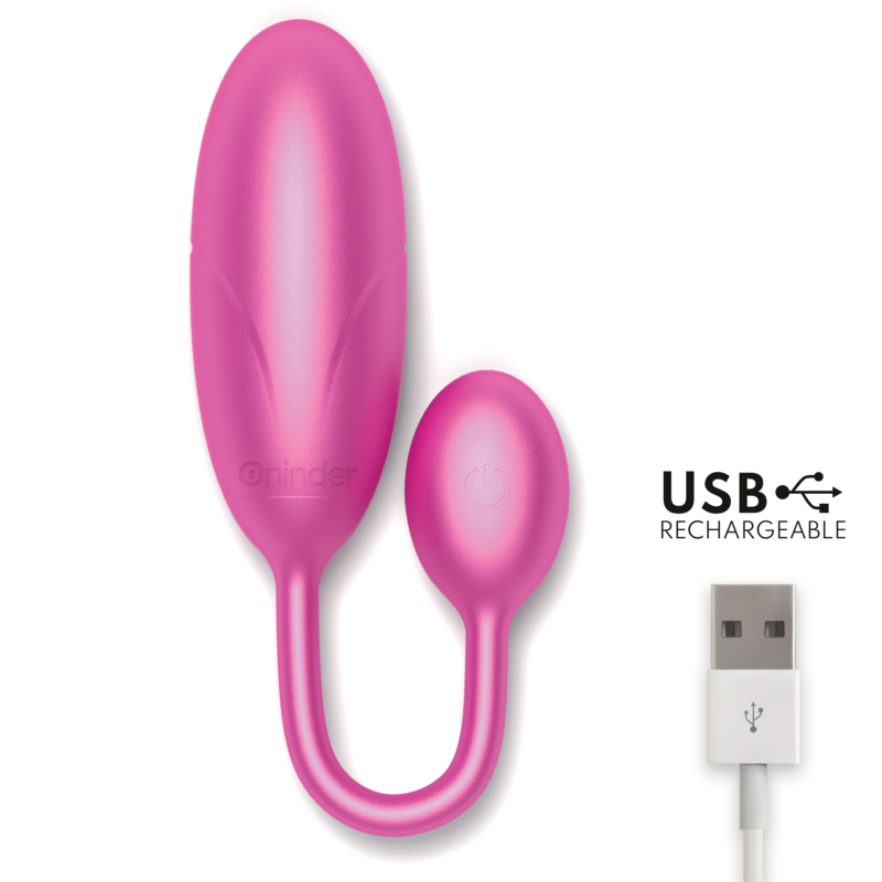 ONINDER - DENVER HUEVO VIBRADOR ROSA 7 X 2.7 CM - APP GRATUITA – Bild 5