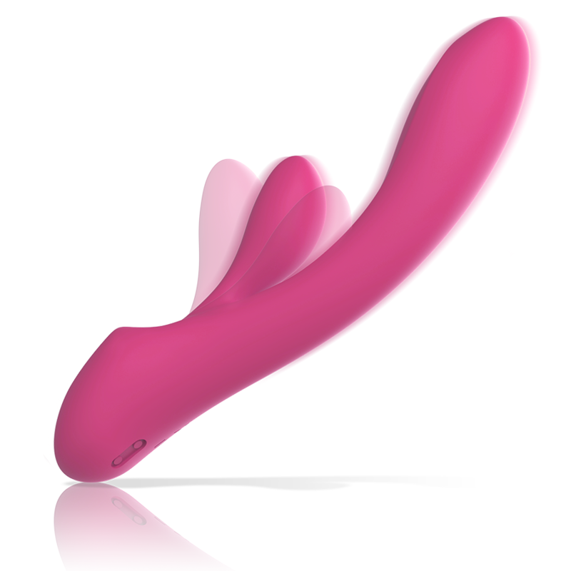 INTENSE - LUIGI RABBIT VIBRATOR ROSA FLÜSSIGES SILIKON – Bild 2