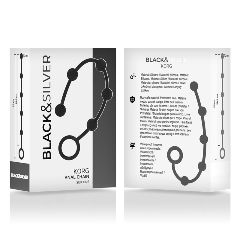 BLACKSILVER - KORG ANAL ROSENKRANZ SILIKON INITIATION 21 CM – Bild 4
