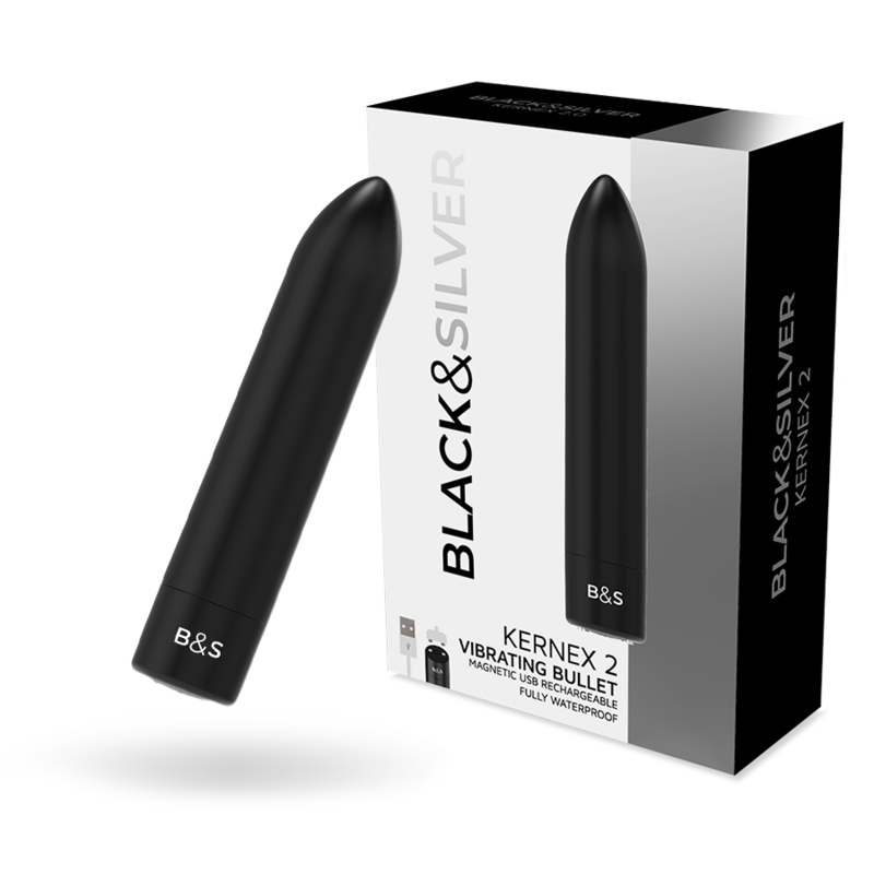BLACKSILVER - KERNEX 2 SCHWARZ VIBRIERENDE MAGNETKUGEL