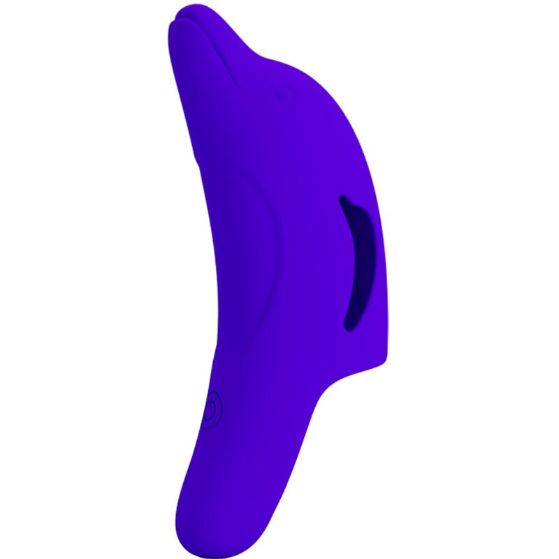 PRETTY LOVE - DELPHINI LEISTUNGSSTARKER DUNKELBLAUER FINGERSTIMULATOR – Bild 3