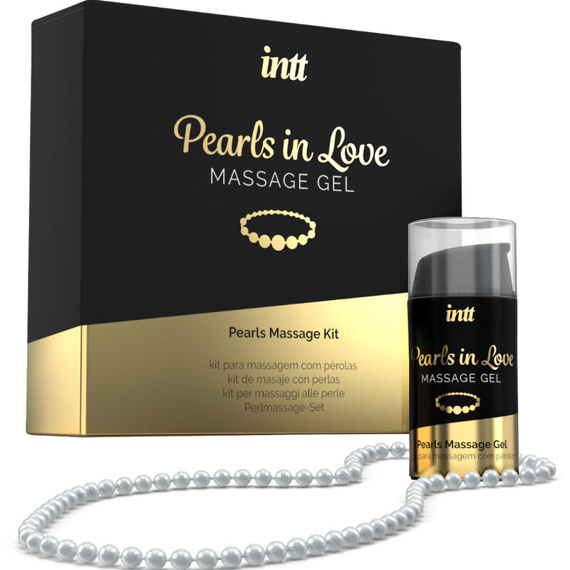 INTT MASSAGE  ORAL SEX - VERLIEBTE PERLEN MIT PERLENKETTE UND SILIKONGEL