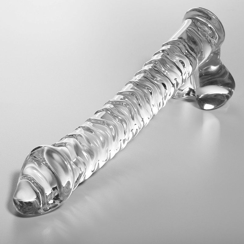 NEBULA SERIES BY IBIZA - MODELO 23 DILDO CRISTAL TRANSPARENTE 21.5 CM -O- 4 CM – Bild 2