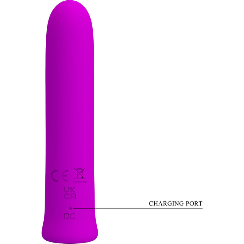 PRETTY LOVE - CURTIS MINI SUPER POWER VIBRATOR 12 LILA SILIKONVIBRATIONEN – Bild 5