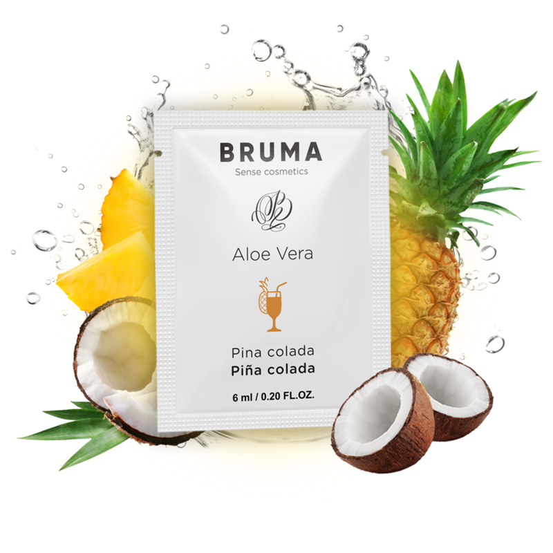 BRUMA - ALOE VERA GLEITGEL PINA COLADA GESCHMACK 6 ML – Bild 2