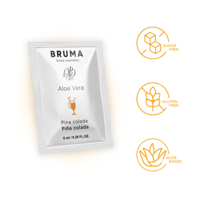 BRUMA - ALOE VERA GLEITGEL PINA COLADA GESCHMACK 6 ML – Bild 3