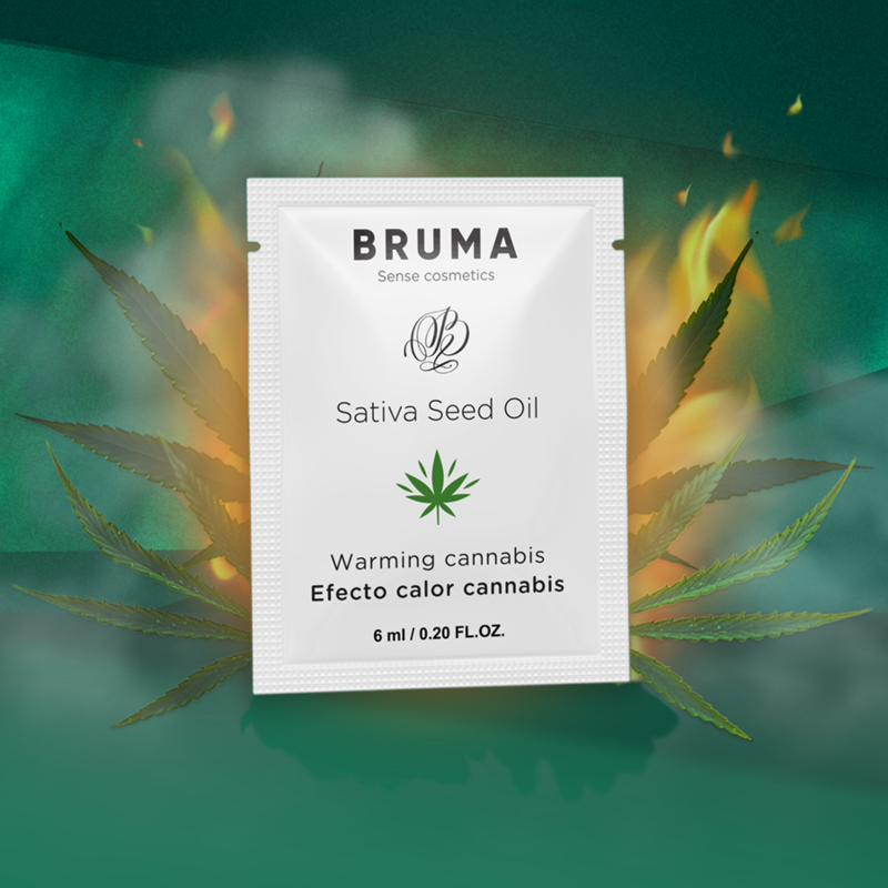 BRUMA - SATIVA-SAMENÖL-GLEITGEL MIT WÄRMENDEM CANNABISGESCHMACK 6 ml – Bild 3