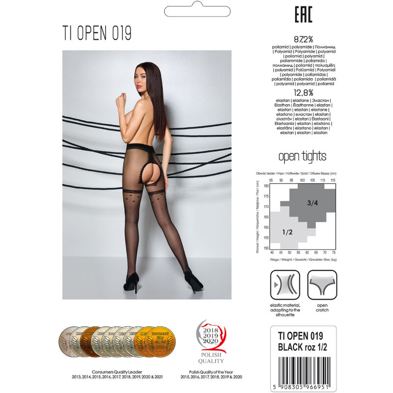 PASSION - TIOPEN 019 MEDIAS NEGRO 1/2 (20 DEN) – Bild 5