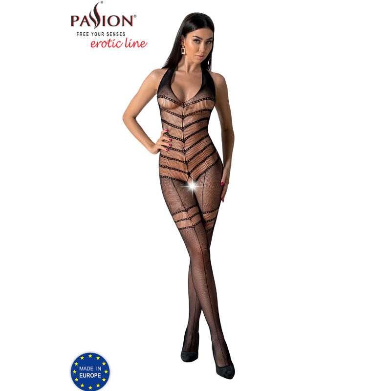 PASSION - BS100 BODYSTOCKING NEGRO TALLA UNICA – Bild 3