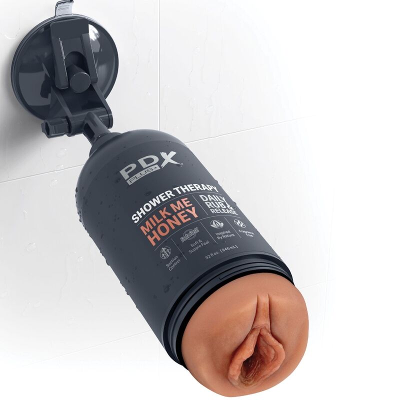 PDX PLUS - STROKER MASTURBATOR DISKRETES FLASCHENDESIGN MILK ME HONEY CANDY SHAMPOO – Bild 2