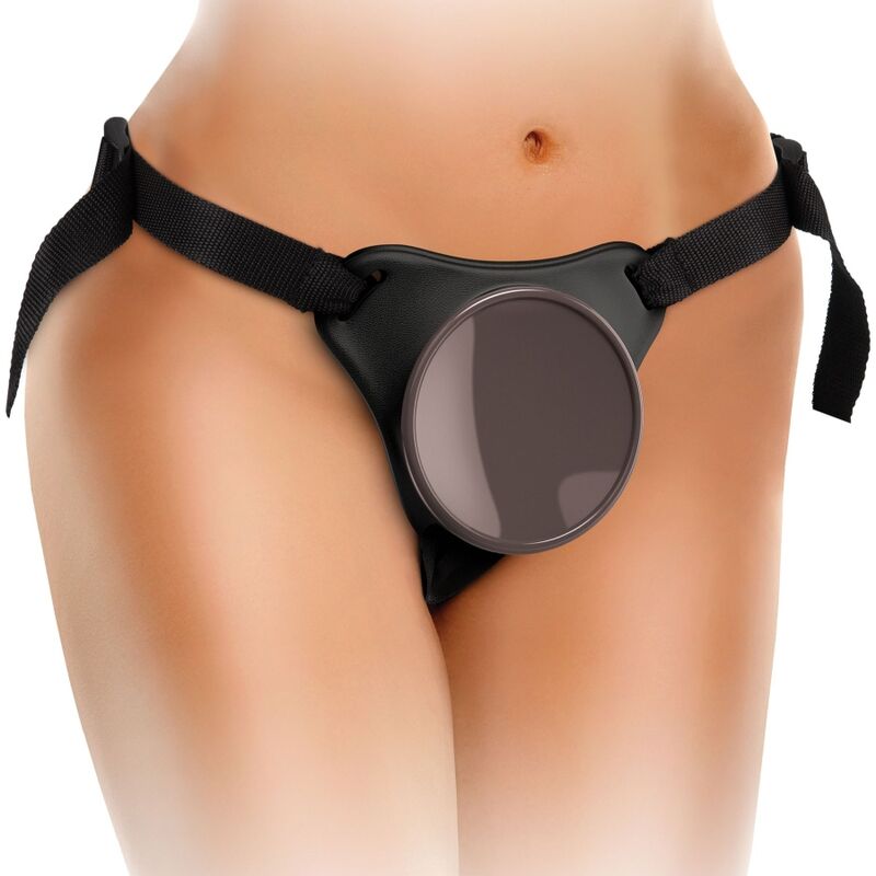 KING COCK - ELITE DELUXE VERSTELLBARES HARNESS-KIT RING MIT HODEN DILDO 20.3 CM – Bild 4
