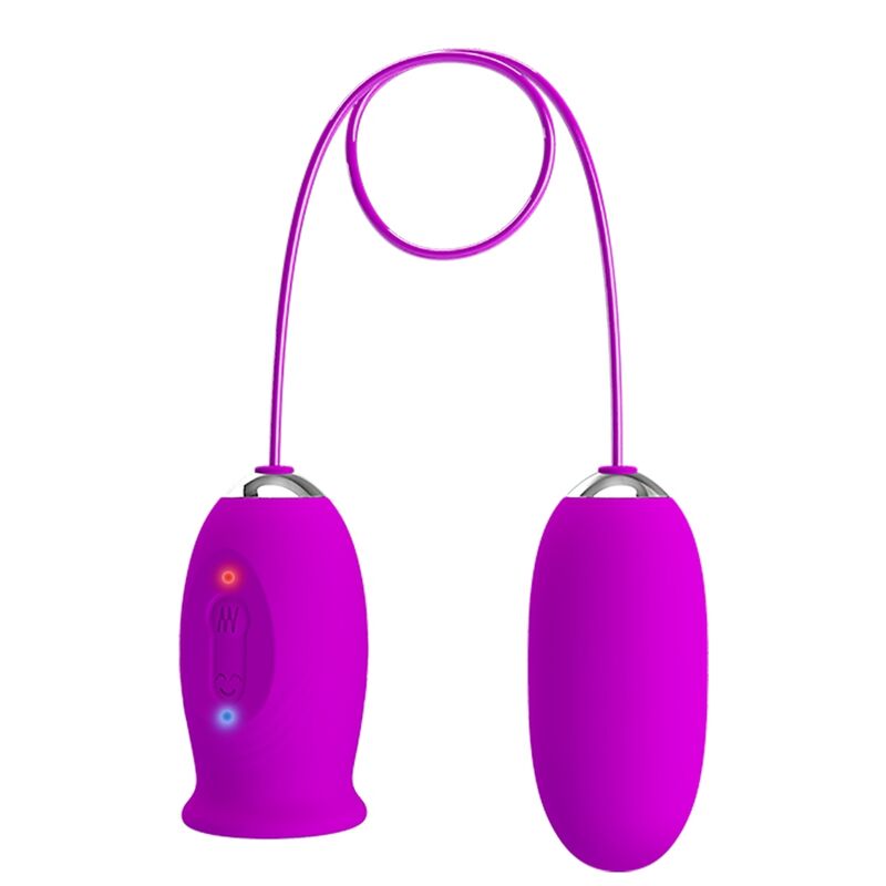 PRETTY LOVE - DAISY DUAL EGG WIEDERAUFLADBARER VIBRATOR LILA – Bild 2