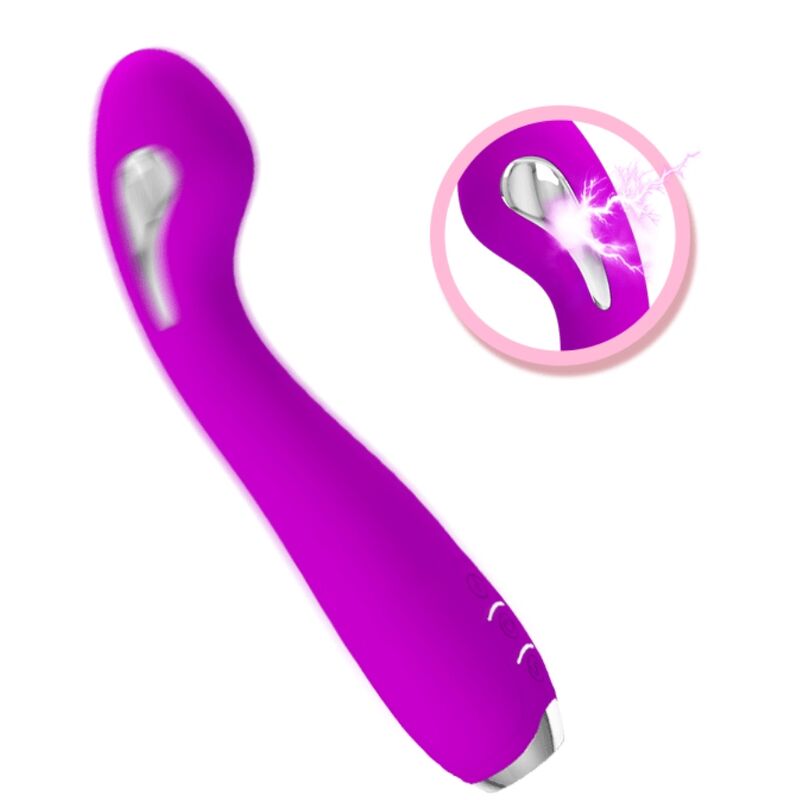 PRETTY LOVE - HECTOR WIEDERAUFLADBARER ELEKTROSCHOCK-VIBRATOR WASSERDICHT LILA – Bild 4
