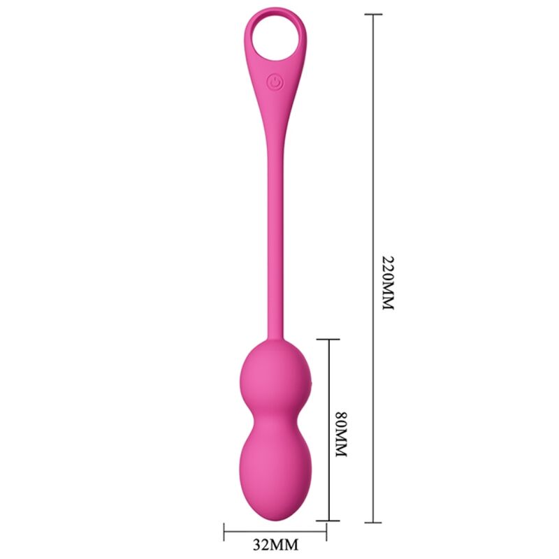 PRETTY LOVE - ELVIRA PINK WIEDERAUFLADBARE VIBRIERBLLE – Bild 5
