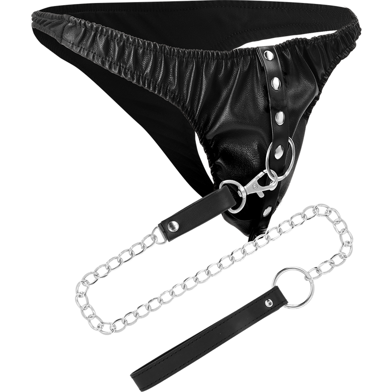 DARKNESS - SUBMISSION-TANGA MIT METALLKETTE – Bild 3