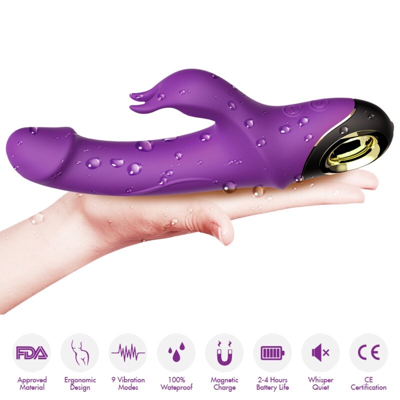 ARMONY - METEROR DILDO VIBRATOR RABBIT LILA – Bild 3