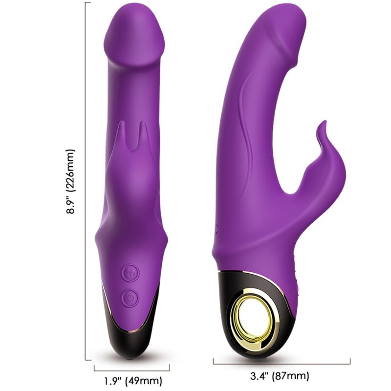 ARMONY - METEROR DILDO VIBRATOR RABBIT LILA