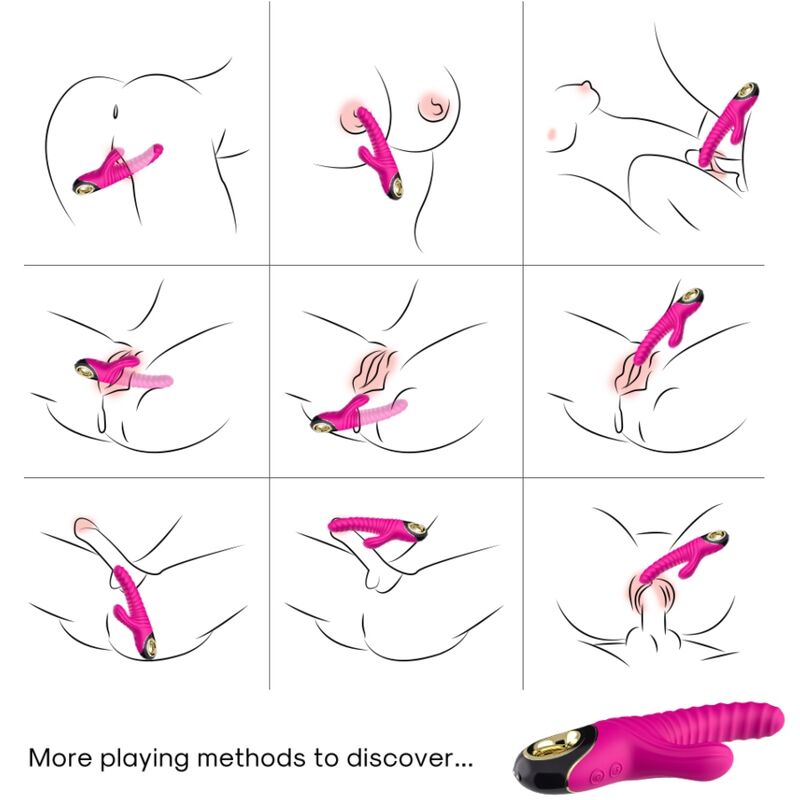 ARMONY - ETERNITY VIBRATOR SILIKON FUCHSIA – Bild 2