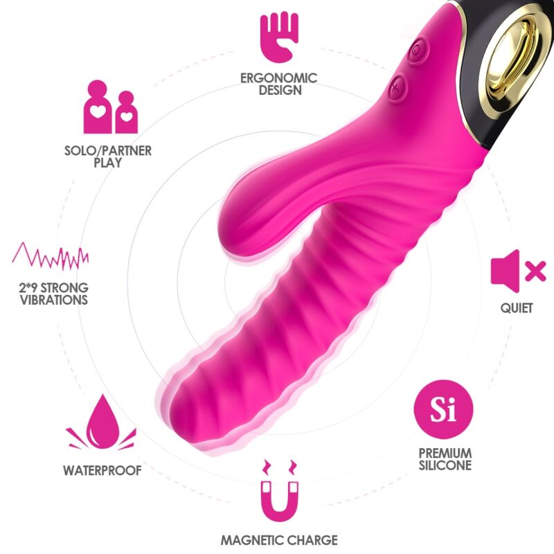 ARMONY - ETERNITY VIBRATOR SILIKON FUCHSIA – Bild 3