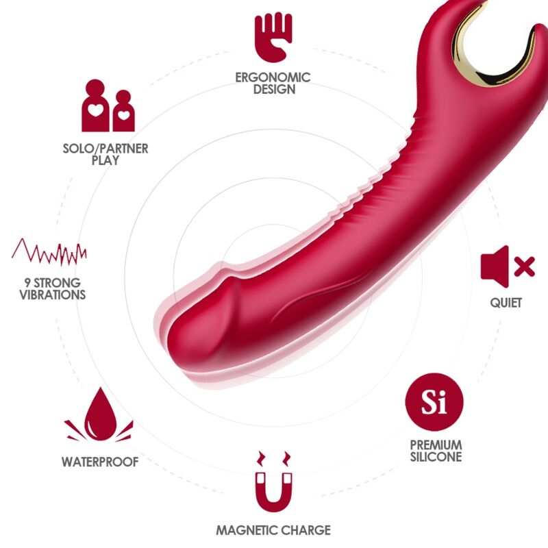 ARMONY - PRINCE DILDO VIBRATOR  ROTATOR ROT