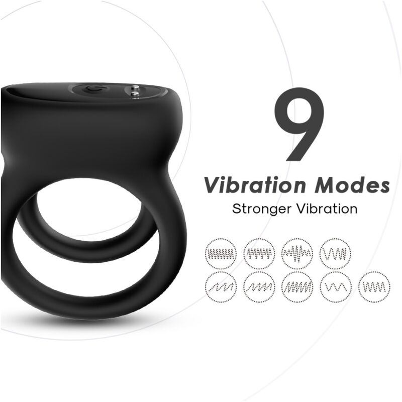 ARMONY - DOPPELRINGVIBRATOR SCHWARZ – Bild 2