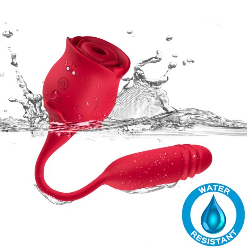 ARMONY - ROSEKNIGTH KLITORIS-SAUGER VIBRATOR ROT – Bild 3
