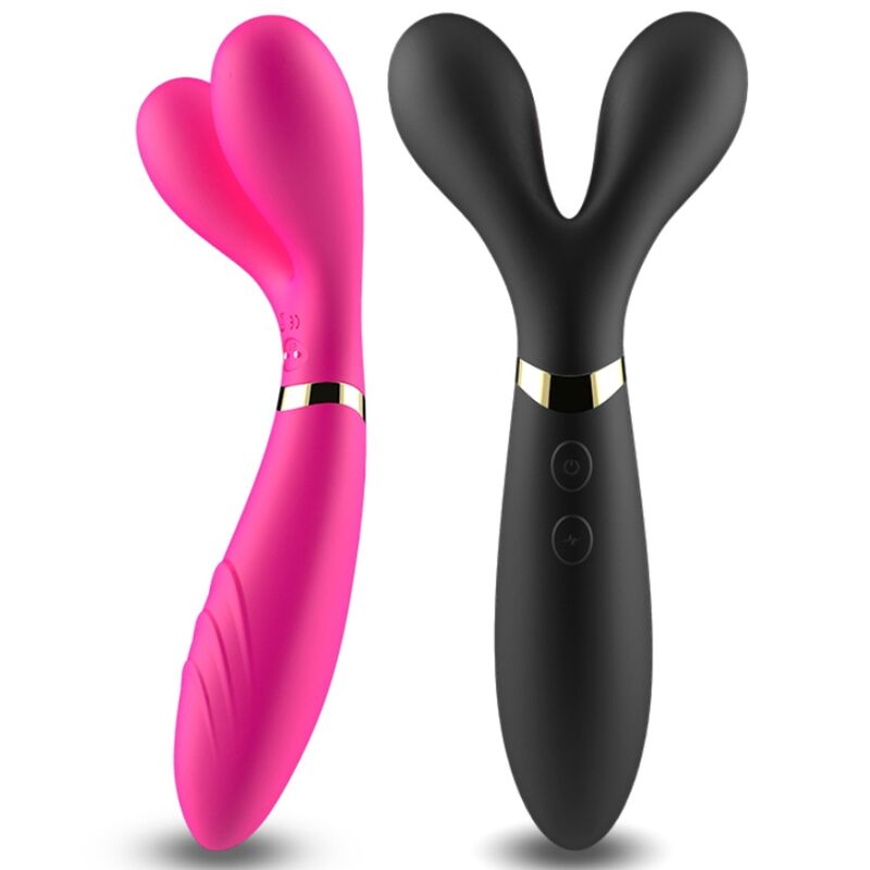 ARMONY - Y-WAND MASSAGER VIBRATOR DOPPELKOPF SCHWARZ – Bild 4