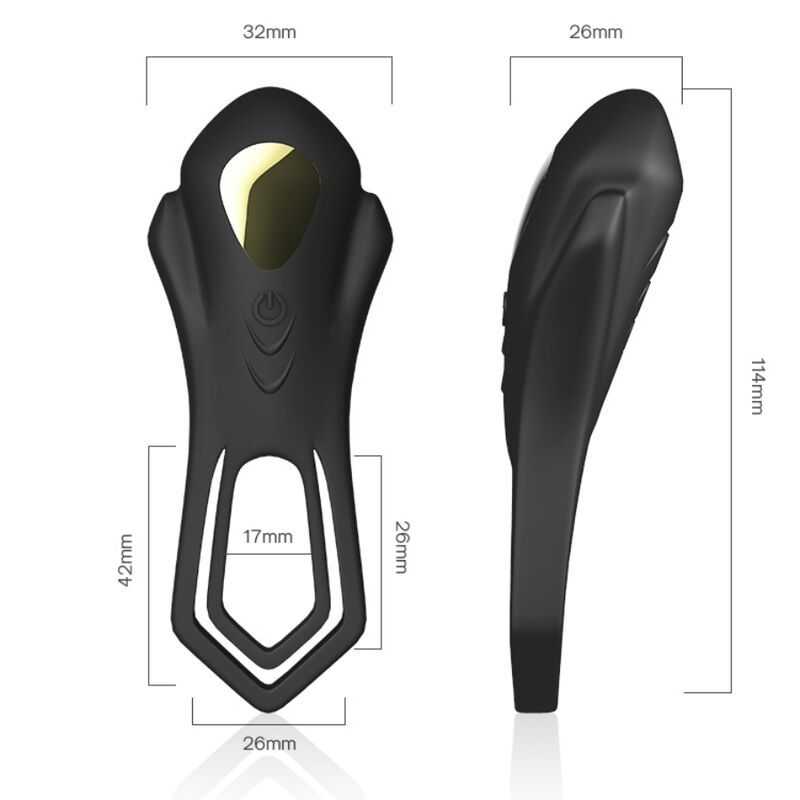 ARMONY - ROADSTER VIBRATOR DOPPELRING-FERNBEDIENUNG SCHWARZ – Bild 3