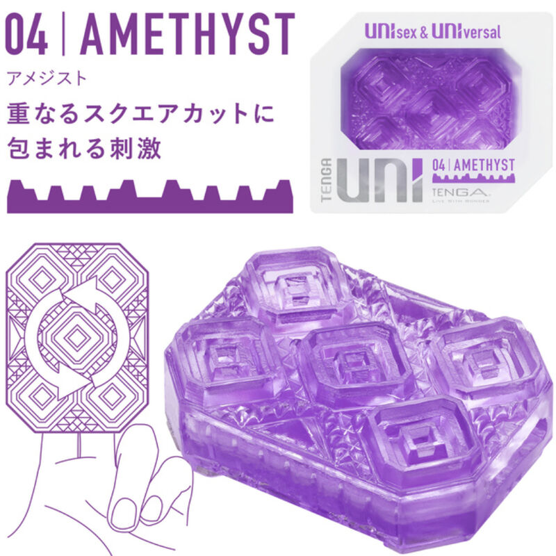 TENGA - UNI VARIETY MASTURBATOR FINGERHÜHSCH PACKUNG 4 EINHEITEN – Bild 5