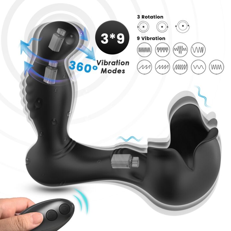 ARMONY - SURROUND VIBRATOR ANAL  STIMULATOR HODEN FERNBEDIENUNG SCHWARZ