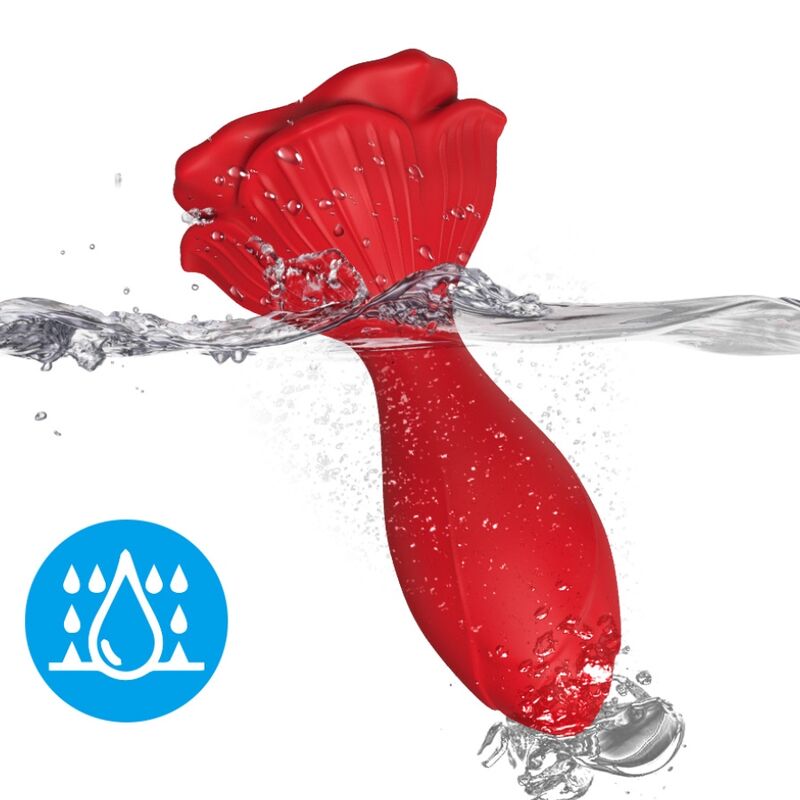 ARMONY - ROSA VIBRATOR ANALPLUG KLEINE FERNBEDIENUNG ROT – Bild 3