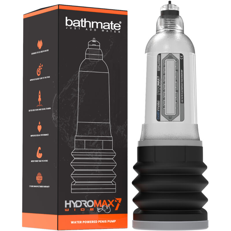 BATHMATE - HYDROMAX 7 WIDE BOY X30 TRANSPARENT – Bild 2