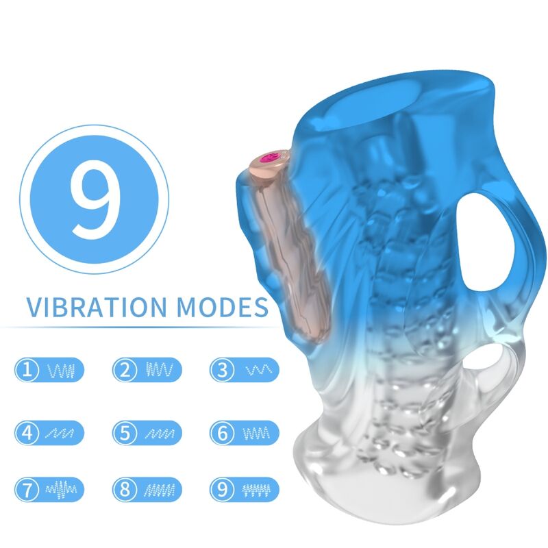 ARMONY - MASTURBATOR FINGER  VIBRATOR BLAUER GRADIENT