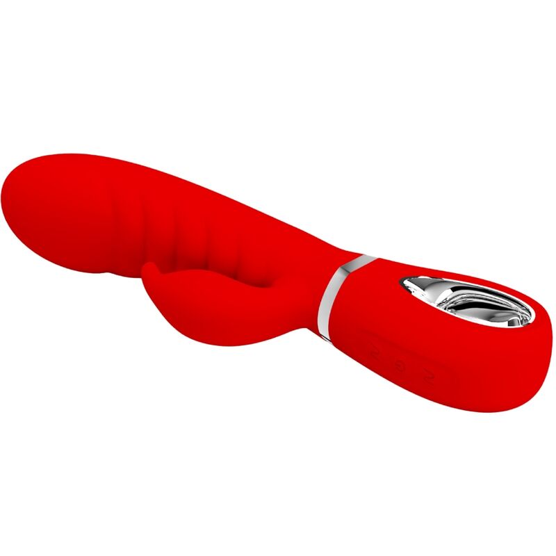 PRETTY LOVE - PRESCOTT MULTIFUNKTIONS-G-SPOT-VIBRATOR ROT – Bild 3