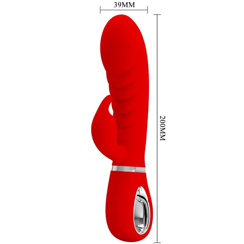 PRETTY LOVE - PRESCOTT MULTIFUNKTIONS-G-SPOT-VIBRATOR ROT – Bild 5